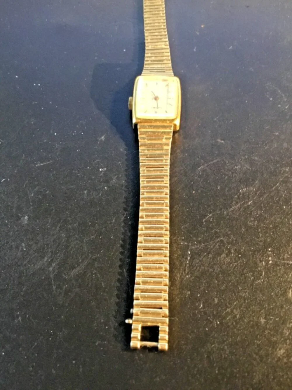 Vintage 1978 Seiko 11-4809 Ladies Manual Wind Gold Tone Mechanical Watch Runs